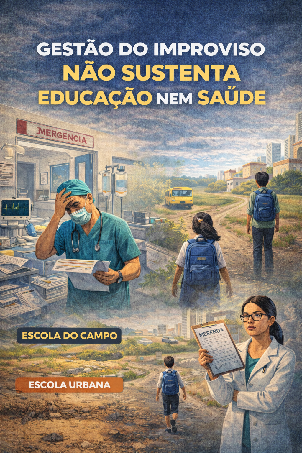 Gestão do improviso na cidade de Formosa,  não alimenta, não educa e não cuida